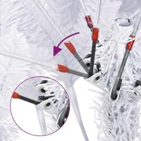 VidaXL Kunstkerstboom wit 68 x 68 x 120 cm pvc en metaal - thumbnail