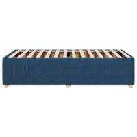 Bedframe zonder matras 80x200 cm stof blauw - thumbnail