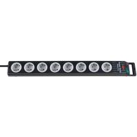 Brennenstuhl 1153380118 power uitbreiding 2,5 m 8 AC-uitgang(en) Zwart, Grijs - thumbnail
