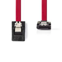 SATA Kabel | 3 Gbps | SATA 7-Pins Female | SATA 7-Pins Female | Polyvinylchloride (PVC) | 0.50 m | Plat | PVC | Rood | Envelop - thumbnail