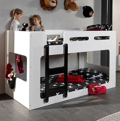 Vipack stapelbed Luca - wit/zwart - 210x90,4x106,8 cm