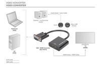 Digitus AV Converter DA-70473 [VGA - HDMI] 1920 x 1080 Pixel - thumbnail