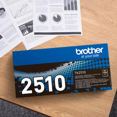 Brother TN2510 standaard zwarte toner - 1200 pagina's