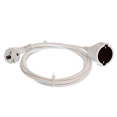 AS Schwabe 51011 Stroom Verlengkabel 16 A Wit 10.00 m H05VV-F 3G 1,5 mm²