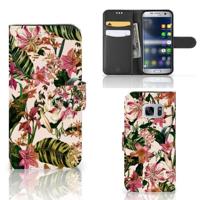 Samsung Galaxy S7 Hoesje Flowers - thumbnail
