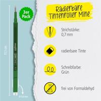 Gelschrijvervulling Online Magixx 0.7mm groen blister à 3 stuks - thumbnail