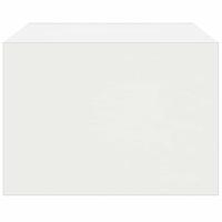 Tv-meubel met LED-verlichting 75x35,5x25 cm wit - thumbnail