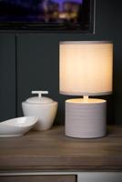 Lucide GREASBY - Tafellamp - Ø 14 cm - 1xE14 - Beige - thumbnail