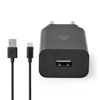 Nedis Oplader | 1.0 A | Outputs: 1 | USB-A | Micro-USB | 1.00 m | 5 W WCHAM105ABK - thumbnail