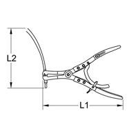 KS Tools NEW-46838 Bandveerklemtang 1 stuk(s) - thumbnail