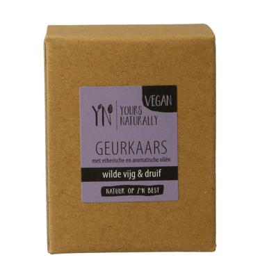 Yours Naturally Votive geurkaars wilde vijg & druif 9cl 1 Stuks Yours Naturally Votive geurkaars wilde vijg & druif 9cl 1 Stuks
