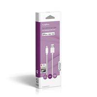 Nedis CCGB39300WT10 Sync And Charge-kabel Apple Lightning - Usb-a Male 1,0 M Wit - thumbnail