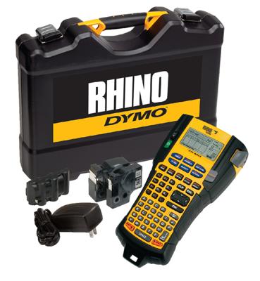 DYMO RHINO 5200 Kit Labelmaker Geschikt voor labels: IND 6 mm, 9 mm, 12 mm, 19 mm