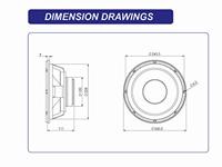 Beyma 10BR60 V2 studio bas luidspreker - thumbnail