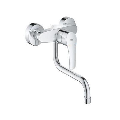 GROHE Eurosmart Keukenkraan - draaibare uitloop - inbouw - chroom 31391003