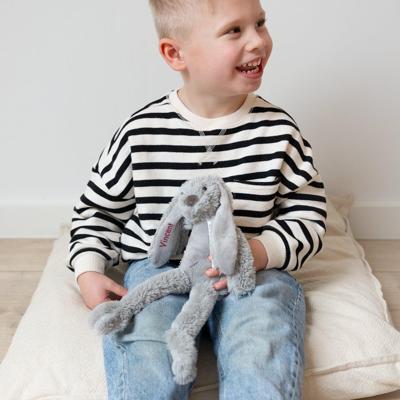 Happy Horse Knuffel Konijn Klein met naam - Grijs Happy Horse Knuffel Konijn Klein met naam - Grijs