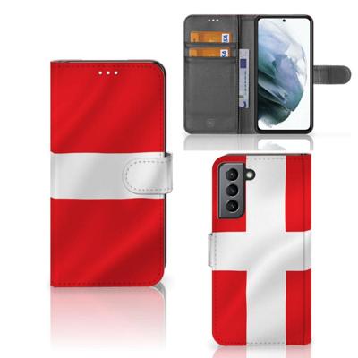Samsung Galaxy S21 FE | Bookstyle Case | Denemarken Samsung Galaxy S21 FE | Bookstyle Case | Denemarken