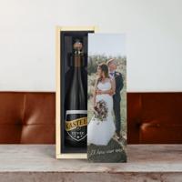 Bier in bedrukte kist - Kasteel Cuvée du Chateau - thumbnail