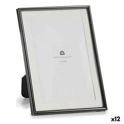 Fotolijsten Gift Decor Zwart Kristal Staal (12 Stuks)