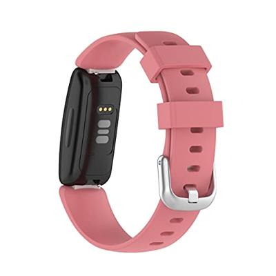 Fitbit Inspire 2 & Ace 3 - Sportbandje met gesp - Maat: Large - Oudroze Fitbit Inspire 2 & Ace 3 - Sportbandje met gesp - Maat: Large - Oudroze