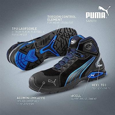 PUMA Rio Black Mid 632250-42 Hoge veiligheidsschoenen S3 Schoenmaat (EU): 42 Zwart, Blauw 1 stuk(s)
