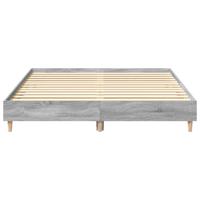 Bedframe zonder matras 150x200 cm spaanplaat grijs Sonoma - thumbnail