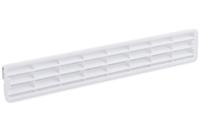 plintrooster met bevestigingsclips wit - thumbnail