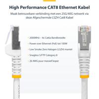 USB-kabel Startech NLWH-5M-CAT8-PATCH Wit 5 m - thumbnail