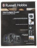Russell Hobbs Textures Plus Broodrooster Zwart - thumbnail