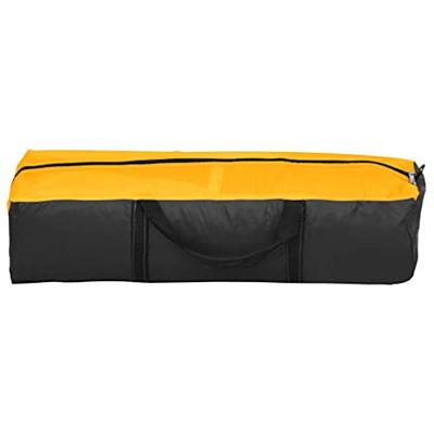 VidaXL Partytent met led en 4 zijwanden 3,6x3,6x2,3 m geel - thumbnail