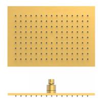 Hoofddouche Tres Selection | 22x32 cm | Rechthoek | 24k Goud mat - thumbnail