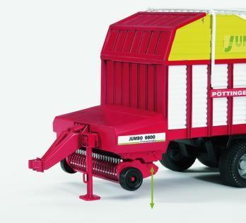 bruder Pöttinger Jumbo 6600 Profiline opraapwagen modelvoertuig - thumbnail
