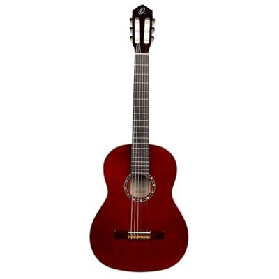Ortega R121 klassieke gitaar wijnrood met gigbag