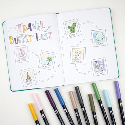 Markeerstiften Tombow ABT DUAL Multicolour