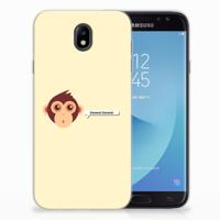 Samsung Galaxy J7 2017 | J7 Pro Telefoonhoesje met Naam Monkey - thumbnail