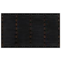 Deurmat rechthoekig 45x75 cm rubber en kokosvezel - thumbnail