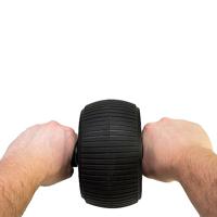 Tunturi Trainingswiel Deluxe l brede buikspiertrainer l incl kniemat - thumbnail