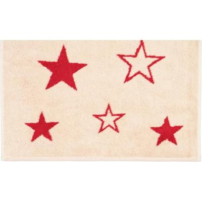 Cawö Cawo Christmas Edition 792 Stars Handdoek rot