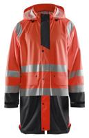 Blåkläder Regenjas High-Vis LEVEL 1 43242000 | High-Vis Rood/Zwart | Maat XL - 7330509571217 - thumbnail