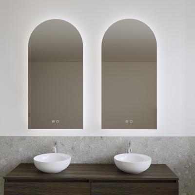 Spiegel Gliss Design Gaya 50x120 cm Rechthoek Verlichting en Spiegelverwarming