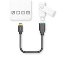 Hama USB-adapterkabel OTG USB-C-stekker - USB-A-aansluiting 15 Cm Zwart - thumbnail
