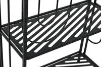 Planken Home ESPRIT Zwart Metaal 60 x 27 x 160 cm - thumbnail