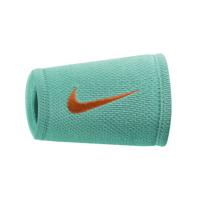 Nike brede polsbanden 2 stuks turquoise/oranje - thumbnail