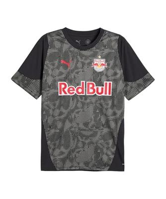 PUMA Red Bull Salzburg Trainingsshirt 2025-2026 Donkergrijs Zwart Rood