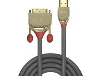 Lindy 36194 HDMI DVI-D Grijs kabeladapter/verloopstukje - thumbnail