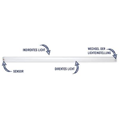 Müller-Licht Olus Sensor LED-onderbouwlamp LED LED vast ingebouwd 11 W Warmwit Wit Müller-Licht Olus Sensor LED-onderbouwlamp LED LED vast ingebouwd 11 W Warmwit Wit