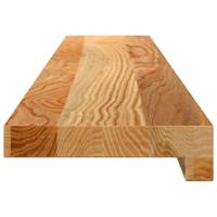 VidaXL Vensterbanken 2 st 100x15x2 cm massief eikenhout lichtbruin - thumbnail