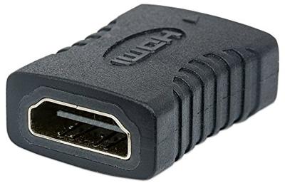 Manhattan 353465 HDMI Adapter [1x HDMI-bus - 1x HDMI-bus] Zwart Vergulde steekcontacten 0 mm