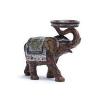 Olifant met kaarshouder (14 cm) - thumbnail
