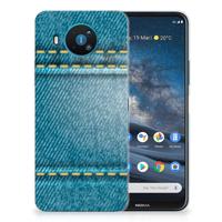 Nokia 8.3 Silicone Back Cover Jeans - thumbnail